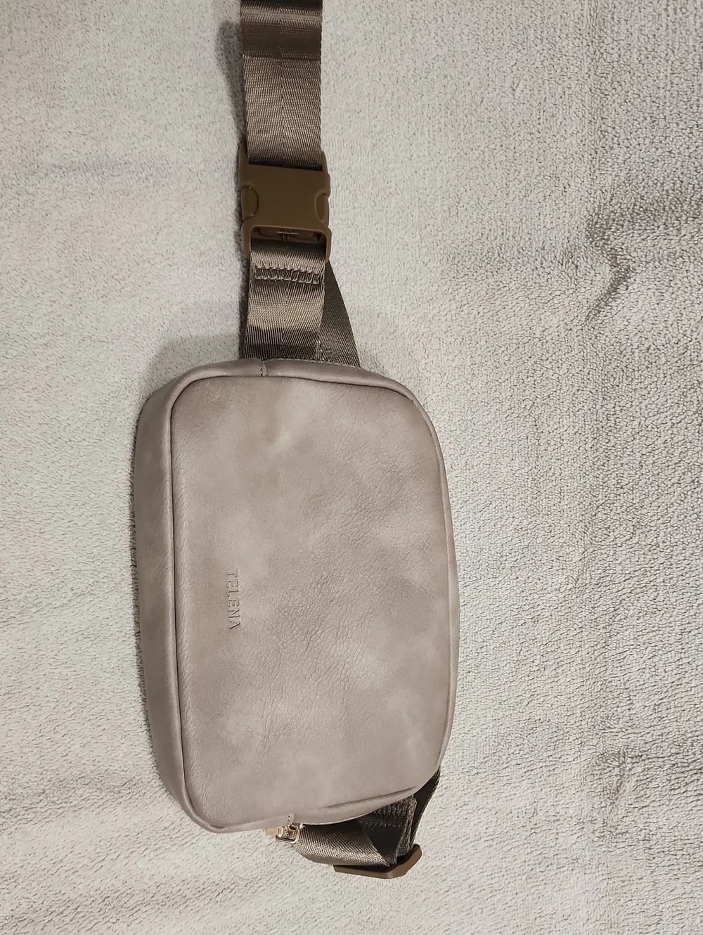 TELENA Crossbody Sling Bag in Light Gray 2L